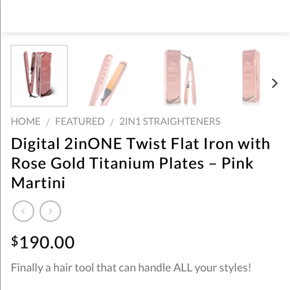 🆕 Almost Famous 2 IN 1 Twist Straightener/Curler - Picture 2 of 7